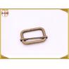 China Antique Brass Metal Loops Hardware , Pet Metal Collar Buckles For Bags Accessories wholesale