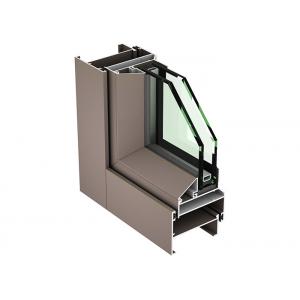 China High Strength Aluminum Window Frame Profile Polishing For Sliding Door Windows supplier