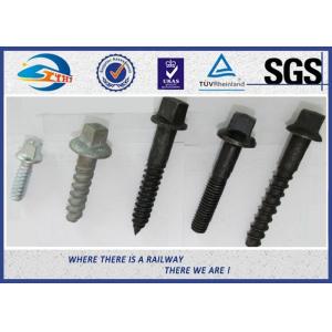 China Railway Sleeper Screws spike Fasteners 90 degree without crack TUV supplier