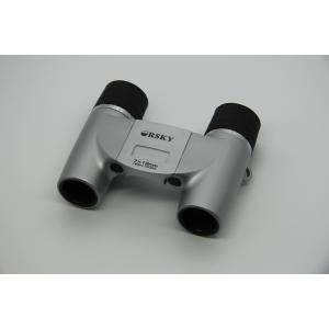 Portable 6X18 Roof Prism Binoculars DCF Prime Lens KW1 8° Angular Field Of View