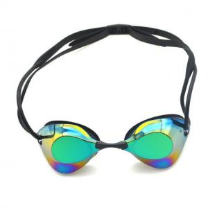 China No Leaking Antifog Ironman Swim Goggles With Interchangeable Nose supplier