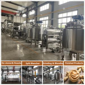 China Fully Automatic Peanut Butter Production Line Peanut Butter Processing Plant supplier
