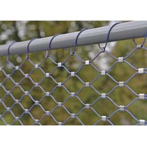 China CE PVC Coated SUS304 Stainless Steel Cable Netting With Rope Mesh 2.0MM supplier