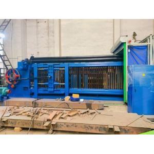 Double Rack Drive Heavy Duty Gabion Machine 84*110mm Wire Mesh For Road