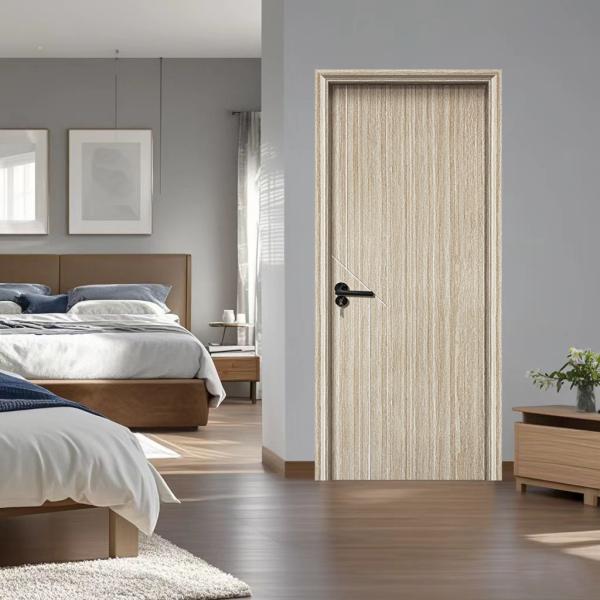 Puerta hueca de WPC personalizable con protección contra mohos y insectos