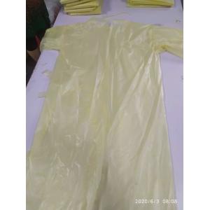 China Disposable PP Nonwoven Isolation Gown With Round Collar wholesale
