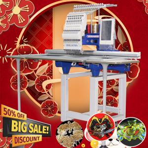 Single head 360*1200mm large embroidery area computer embroidery machine like Happy/brother embroidery machine for cap t
