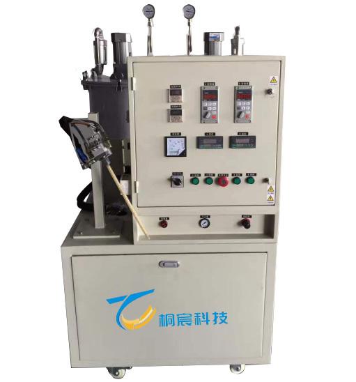 Sistema de distribución de resina epoxi de doble componente de alta eficiencia para la fabricación de filtros