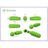 Green Mini Lipstick Power Bank 2600 mAh Soft PVC Cartoon Caterpillars Shaped