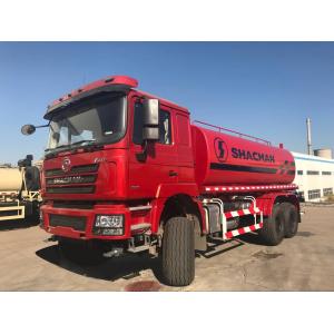 China 6x4 F3000 Fuel Oil Truck 340Hp Euro II Red SHACMAN Oil Container Truck supplier