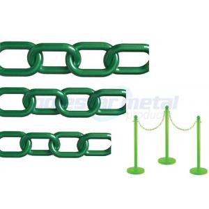 China Recyclable Colorful Plastic Link Chain / Green Plastic Chain For Garden supplier