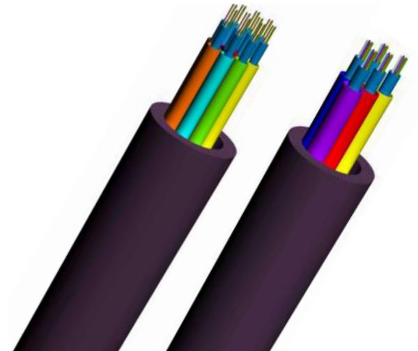 JETnet Outdoor Fiber Optic Cable Air-Blowing with HDPE Guided Tubes to HDPE Duct