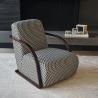 China Italian Simple Single Sofa Chair Fabric Leisure Tiger Arm Chair wholesale