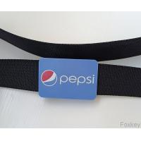 China 2 X 3 Adjustable Belt Buckle Plastic For Promo Gift Cola Logo Print on sale