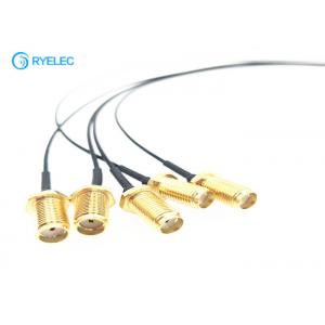 Extension SMA Female Bulkhead RF Cable Assemblies To 1.37 Mm Cable Ufl IPX RF Connector