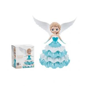 Electric Dancing Princess Universal Rotating Cool Light Music Wings Aisha Princess Girl Toy Christmas Birthday Gift