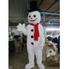 China Costume blanc adulte de mascotte de bonhomme de neige de propagande faite main wholesale