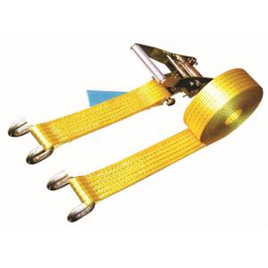 China Open Hook Over The Wheel Tie Down Straps , Commercial Tie Down Straps 2500 DN LC supplier
