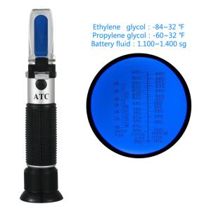 China ATC ótico E -84F-32F P -60F-32F B 1.100-1.400sg do Refractometer do anticongelante dos líquidos de limpeza da bateria supplier