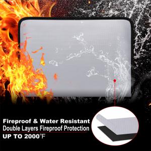 ODM Fireproof Waterproof Document Holder 24 Pockets File Expanding Folder SGS Silver