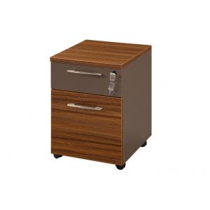 Panel Wood Material 2 Drawer Lateral File Cabinet 390*465*615mm Dimension