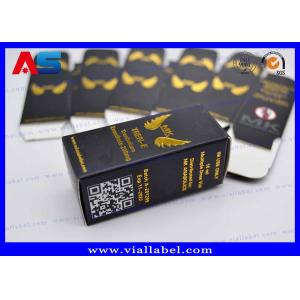 China Customized 10ml Vial Boxes With Matt And Glossy Laminated Overlay wholesale