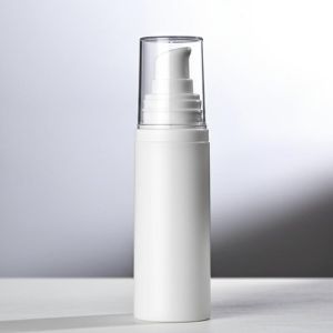 China Silk Screen Printing Cosmetic Airless Bottle with Customized Labeling and Multi-Functional Pump Options wholesale