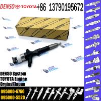 China common rail injector 23670-30140 095000-6760 injector for TOYOTA 1KD-FTV, 2KD-FTV, D-4D, injector nozzle 23670-30140 095 on sale
