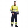 Inherently Flame Retardant Arc Protection Clothing , Hivis Yellow FR Coverall