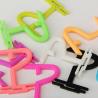 China Custom Design Black and White Biodegradable Small Plastic Hangers Hooks wholesale