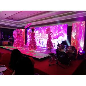 China Portable 2000cd P3.91 P4.81 90W Dance Floor LED Screen supplier