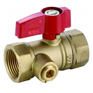 China YomteY Brass Ball Valve With By-Pass Port supplier