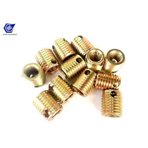 Zinc Plated Three Holes Headed Brass Keylocking Thread Inserts M3-M12 for Fasteners