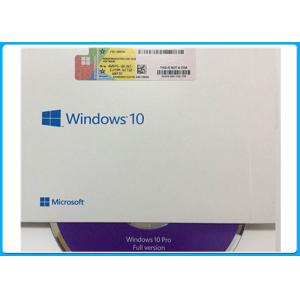 China Online Activation Microsoft windows 10 Pro software English / French / Russia / Spanish/German supplier