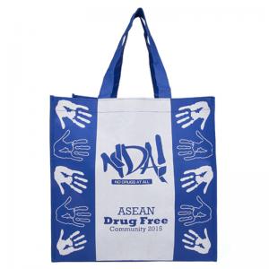 China Waterproof Polypropylene Reusable Bags / Wear Resistant Poly Tote Bags supplier