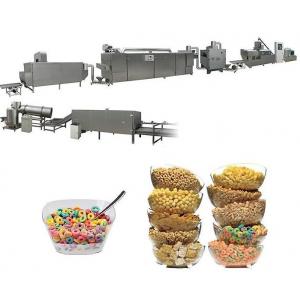Multifunctional Extruder Corn Maize Flakes Breakfast Cereals Machine Production Line