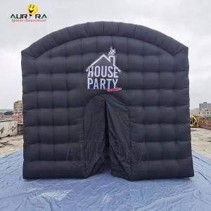 China Black Event Inflatable Nightclub Tent Outdoor Party Inflatable Club Tent supplier