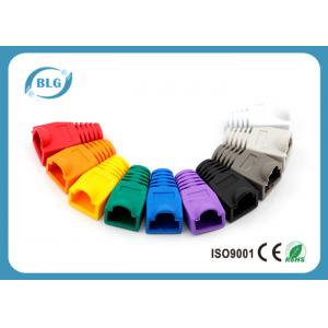 China RoHS Network Cable Accessories RJ45 Plug Boots for Cat5e 8P8C RJ45 Male Plugs supplier