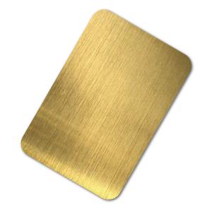 Hairline PVD 304 Stainless Steel Strip Coil 316 409 SS Gold Mirror Sheet