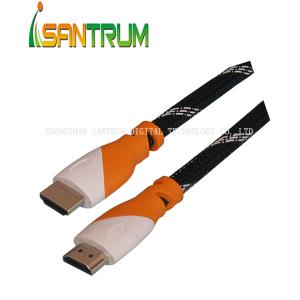 Dual color hdmi cable2.0v molding hdmi cable type support 3D 4K 2160P