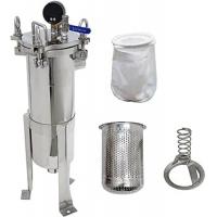 China Stainless Steel 304/316 Bag Filter Housing Single And Multi Bag Filter Housing For RO System on sale