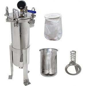 Stainless Steel Bag Filter Water Treatment Food Well Water Tap Water Filtration Equipment