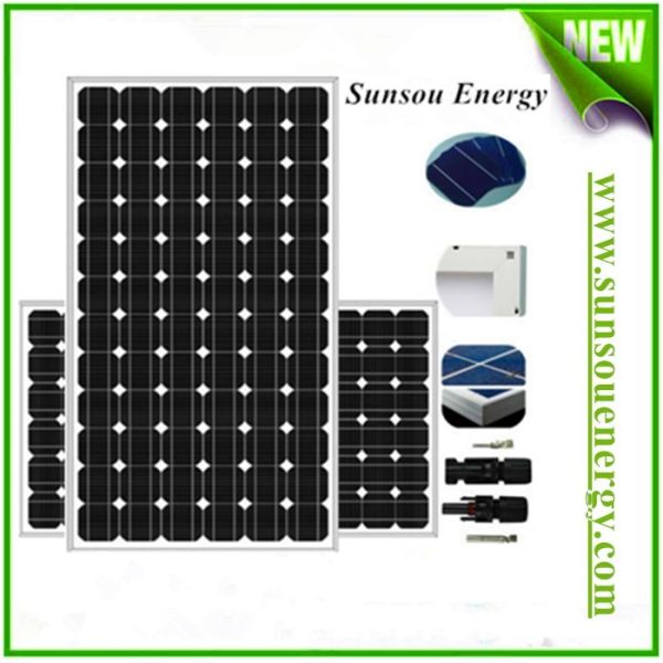 300w mono solar panel, high efficieny solar modules mono-crystalling EL testing past A grade for cheap sale