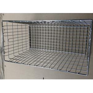 FDA Decorative Iron Organizer Wire Mesh Baskets / Metal Storage Basket