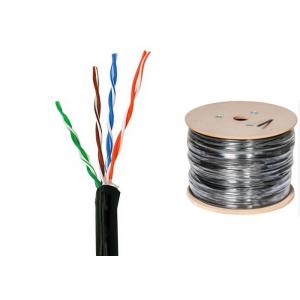 China UV Proof Cat6 UTP Lan Cable , Polyolefin Jacket Twisted Pair Ethernet Cable supplier