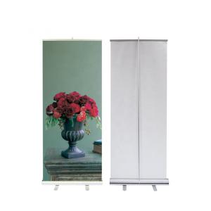 China 80x200cm Roll Up Banner Display Stand Digital Printing Sturdy Aluminum Frame supplier