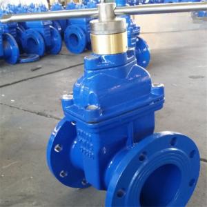 QT450 Resilient Wedge Gate Valve With Manual Actuator For Seal Surface