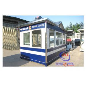 Color Steel Modular Security Guard House Outdoor Police Prefab House