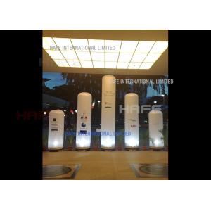 China Inflatable Cylinder Shaped Lighting Decoration 324 W RGB Colored On 80 CM Base Aero Series supplier