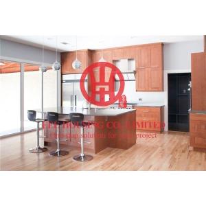 Fashion Shaker-style Solid Wood Kitchen Cabinet with Excellent Design and Quality